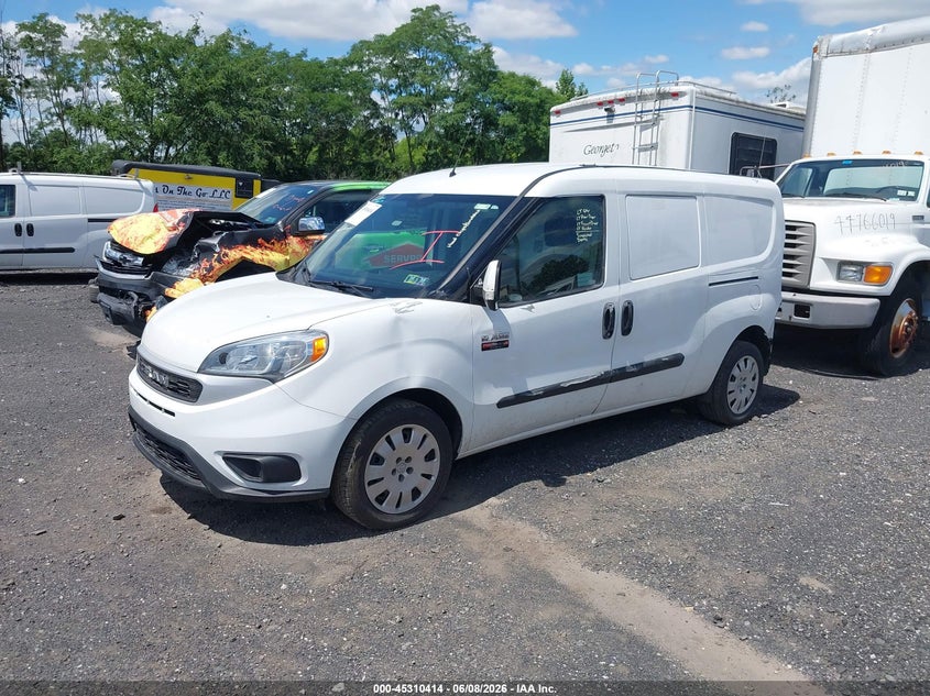 Vin: zfbhrfbb4m6u17802, lot: 45808340, ram promaster city tradesman slt 20212
