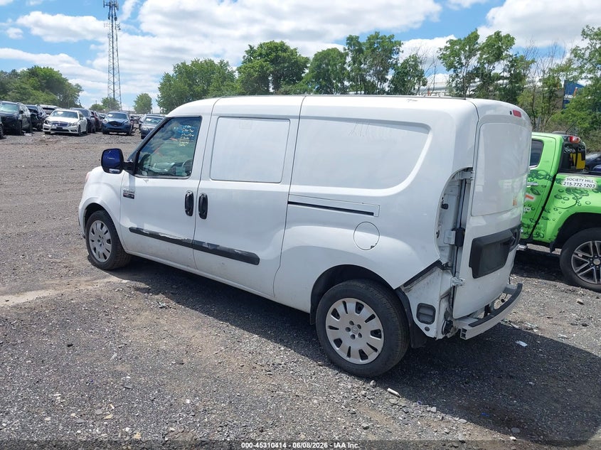 Vin: zfbhrfbb4m6u17802, lot: 45808340, ram promaster city tradesman slt 20213