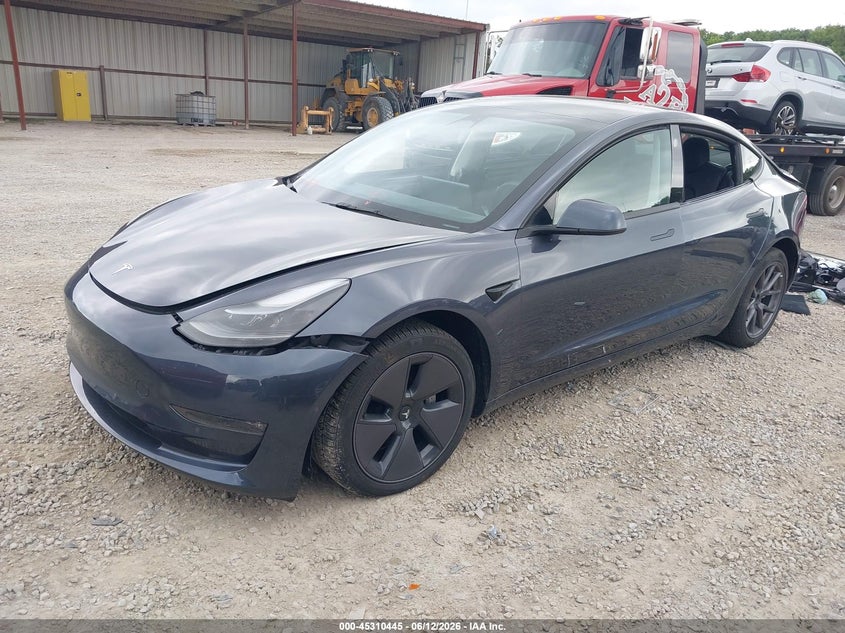 2022 TESLA MODEL 3 auction photo 2