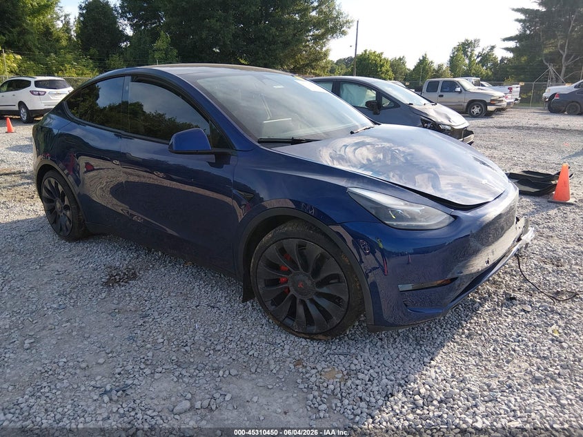 Vin: 7saygdef7nf310239, lot: 45808376, tesla model y performance dual motor all-wheel drive 2022 img_1
