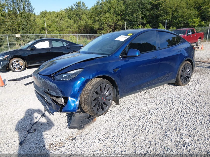 2022 TESLA MODEL Y auction photo 2