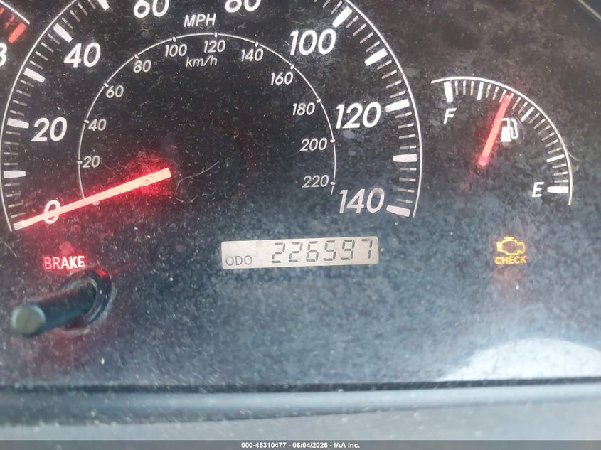 2005 Toyota Camry Xle V6 VIN: 4T1BF30K95U106792 Lot: 45310477
