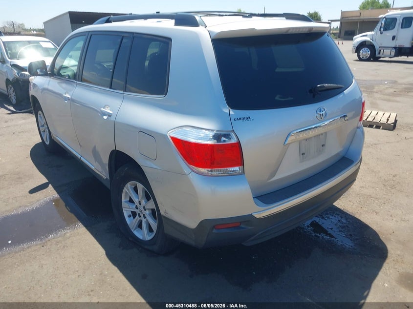 Vin: 5tdzk3eh3bs029140, lot: 45808414, toyota highlander se v6 20113