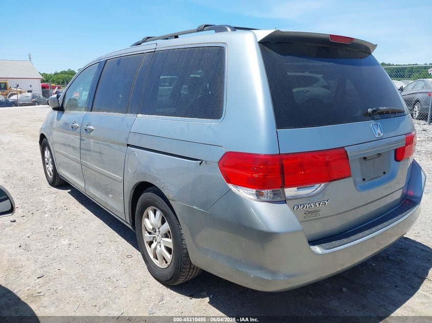Vin: 5fnrl3h66ab097135, lot: 45808421, honda odyssey ex-l 20103