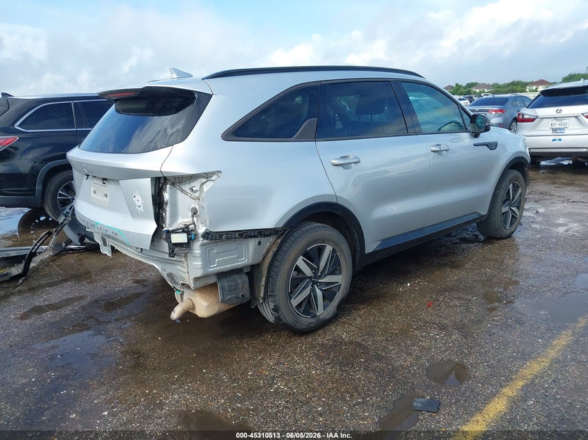 Vin: 5xyrl4lc9ng082727, lot: 45808440, kia sorento s 20224
