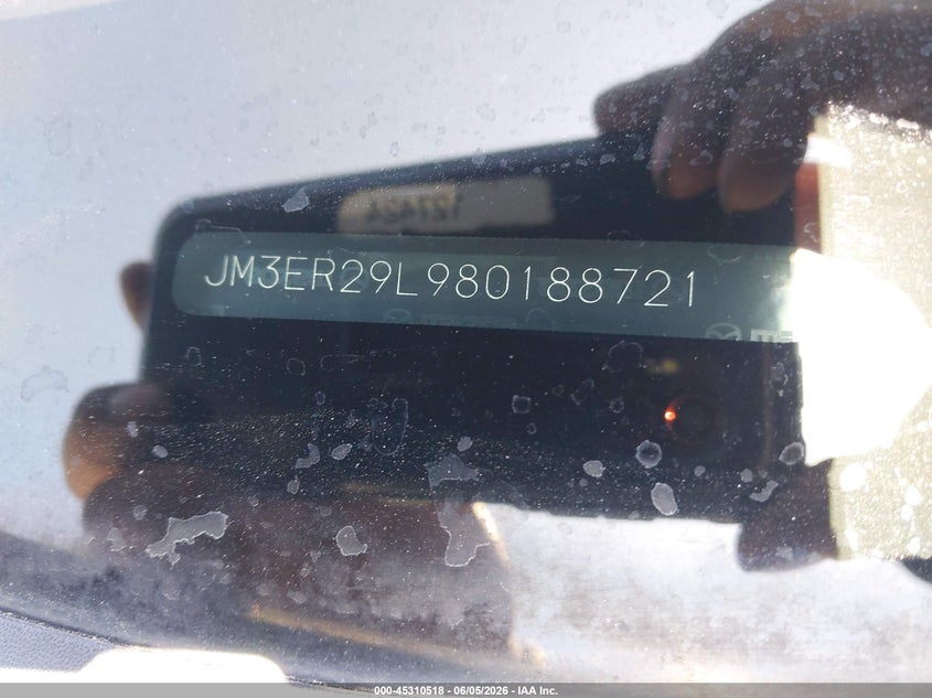 2008 Mazda Cx-7 Sport VIN: JM3ER29L980188721 Lot: 45310518