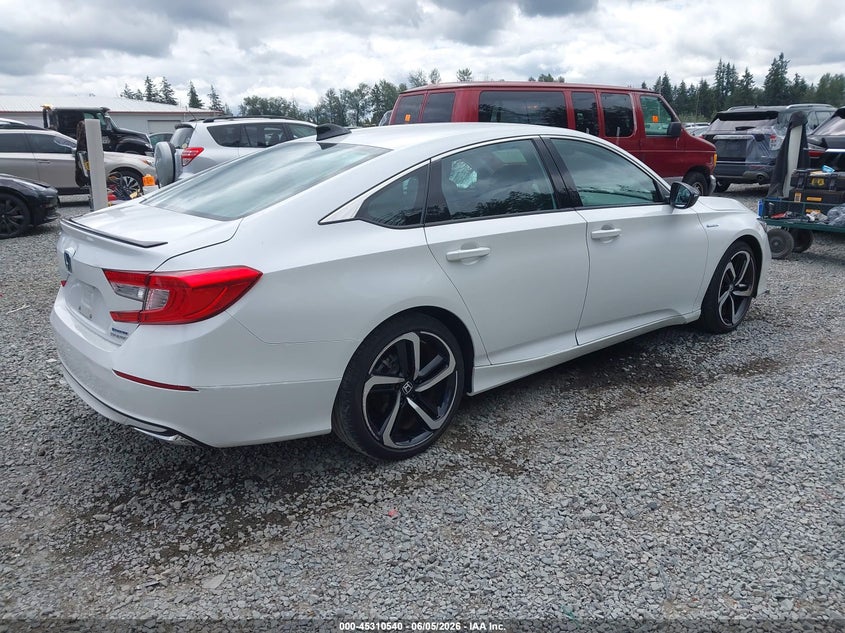 2022 HONDA ACCORD HYBRID 2.0L I-4 DOHC, VVT, (VIN: 1HGCV3F29NA030643