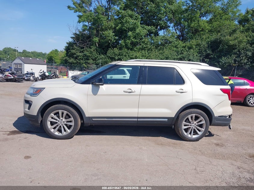 VIN 1FM5K8D80JGA65384 2018 FORD EXPLORER XLT