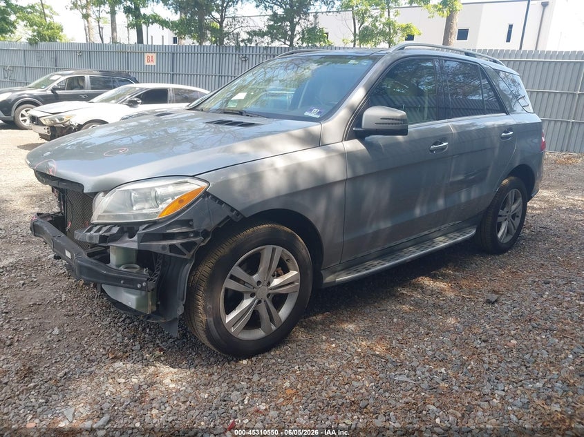 Vin: 4jgda5hb1ea341082, lot: 45808476, mercedes-benz ml 350 4matic 20142