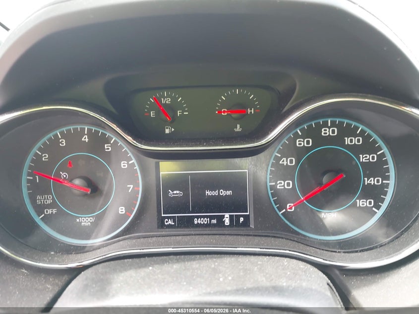 2018 CHEVROLET CRUZE HATCHBACK 1.4L I-4 DI, DOHC, VVT, TURBO, 153HP