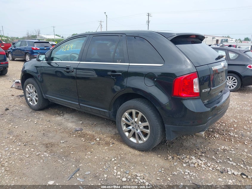 Vin: 2fmdk3kc5ebb06434, lot: 45808510, ford edge limited 20143