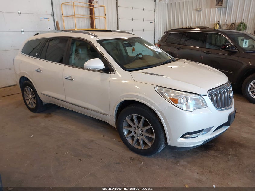 Vin: 5gakvbkd8ej135591, lot: 45808537, buick enclave leather 2014 img_1