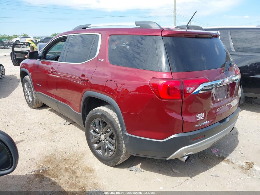 Vin: 1gkknmls1hz158440, lot: 45808547, gmc acadia slt-1 20173