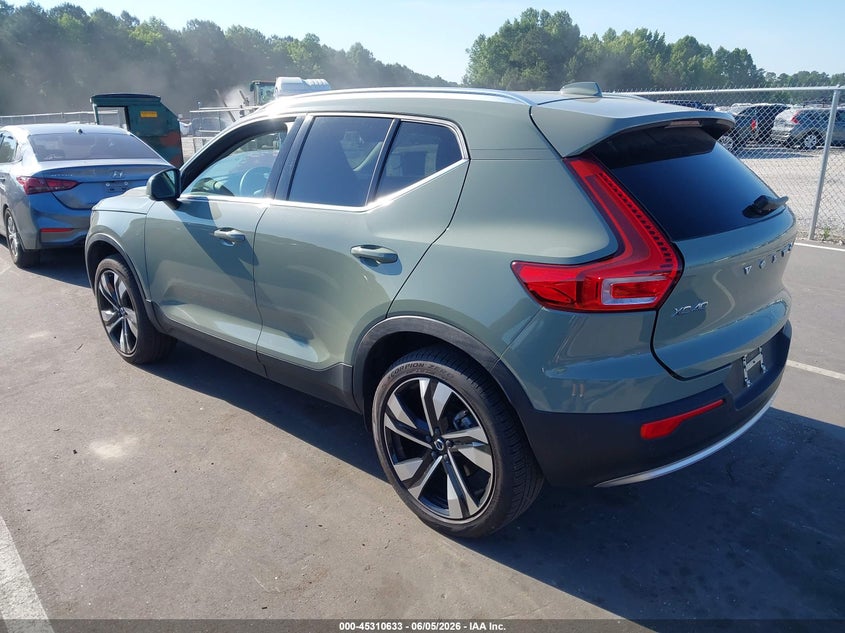 Vin: yv4l12un4p2078059, lot: 45808559, volvo xc40 b5 plus bright theme 20233