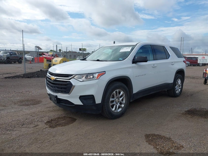 Vin: 1gnerfkw2lj179003, lot: 45808574, chevrolet traverse fwd ls 20202