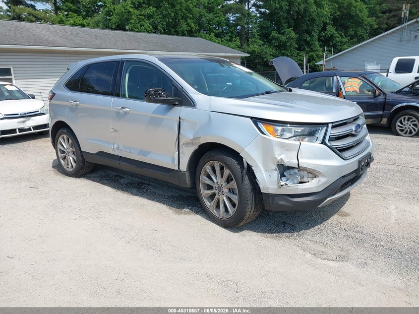 Vin: 2fmpk4k98hbc08354, lot: 45808613, ford edge titanium 2017 img_1
