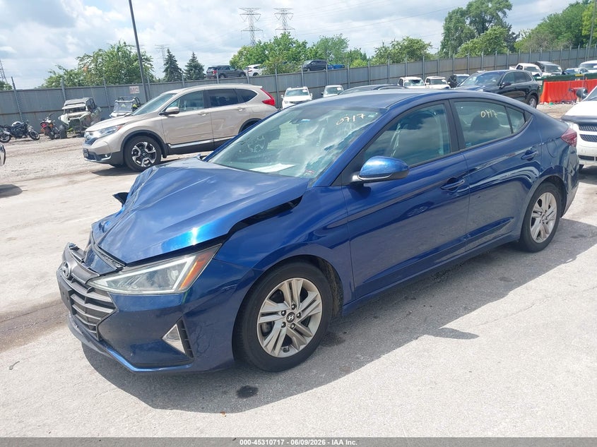 2019 Hyundai Elantra Sel 5NPD84LF2KH412539 photo 1