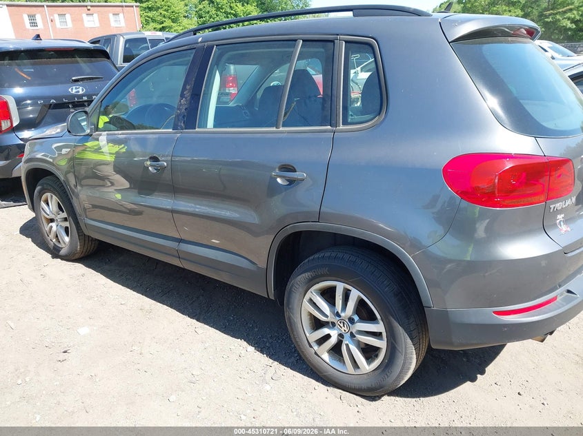 Vin: wvgbv7ax5gw599673, lot: 45808647, volkswagen tiguan s 20163