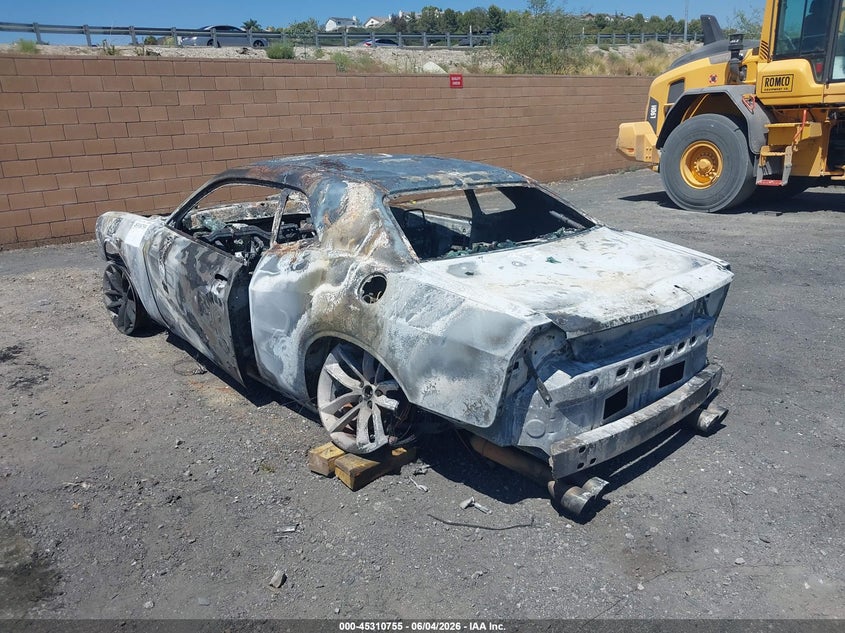 Vin: 2c3cdzfj6kh530031, lot: 45808681, dodge challenger r/t scat pack 20193