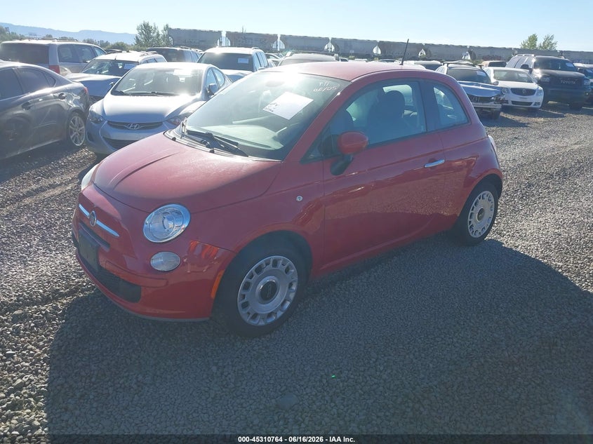 Vin: 3c3cffar0dt742441, lot: 45808690, fiat 500 pop 20132