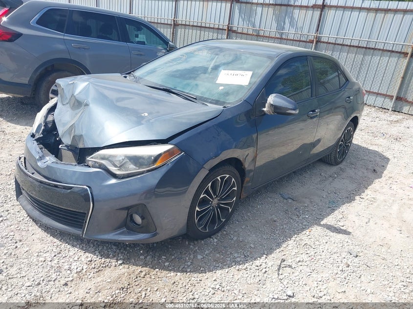 Vin: 5yfburhe8ep000892, lot: 45808693, toyota corolla s plus 20142