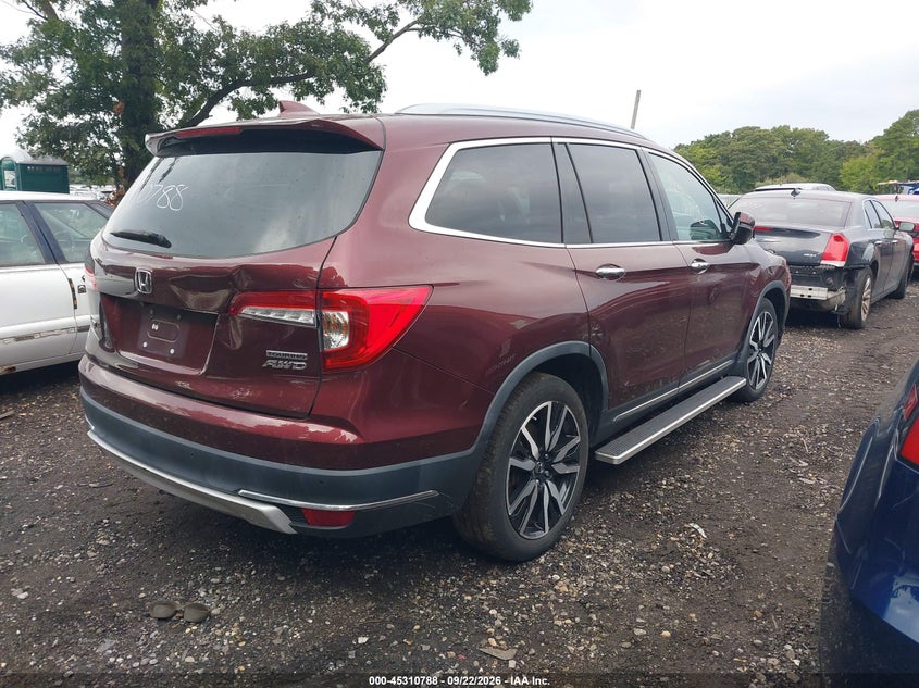 HONDA PILOT 2022 VIN 5FNYF6H99NB012230