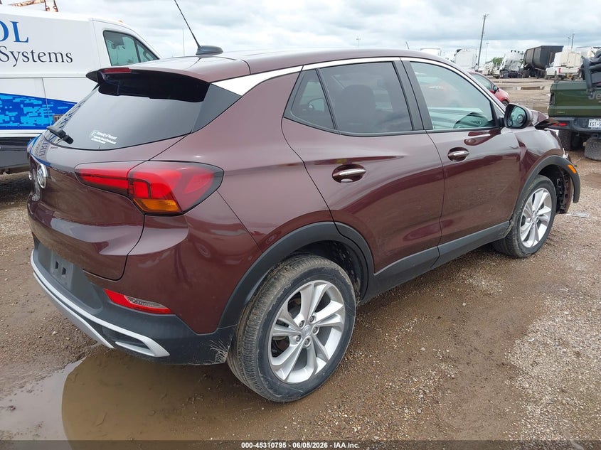 Vin: kl4mmbs2xpb100406, lot: 45808721, buick encore gx preferred fwd 20234