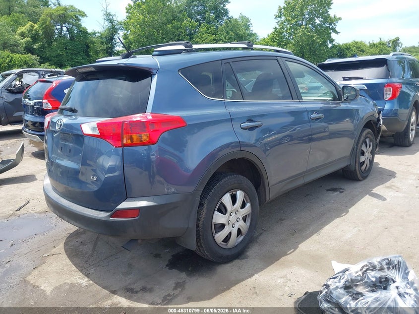 Vin: jtmzfrev5ed029945, lot: 45808725, toyota rav4 le 20144