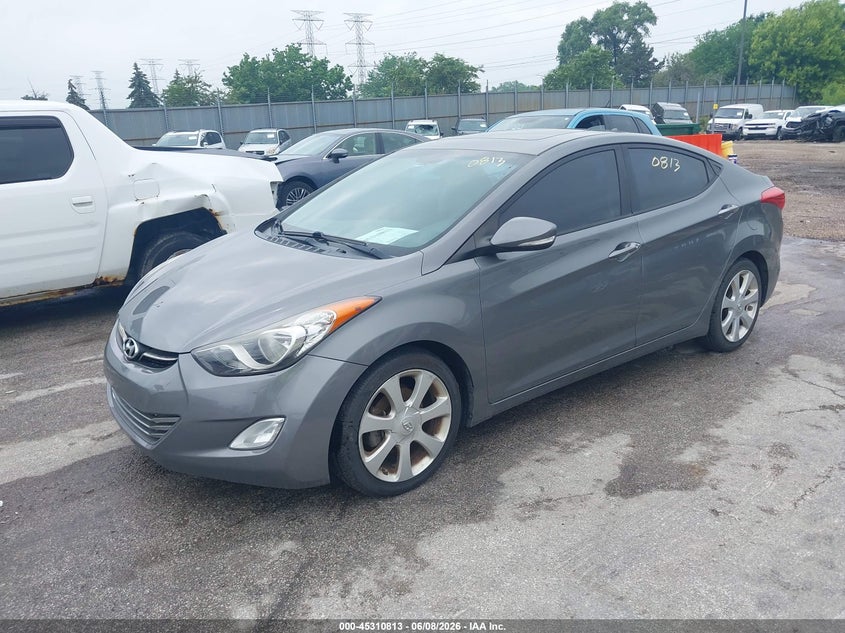 2013 Hyundai Elantra Limited 5NPDH4AEXDH239723 photo 1