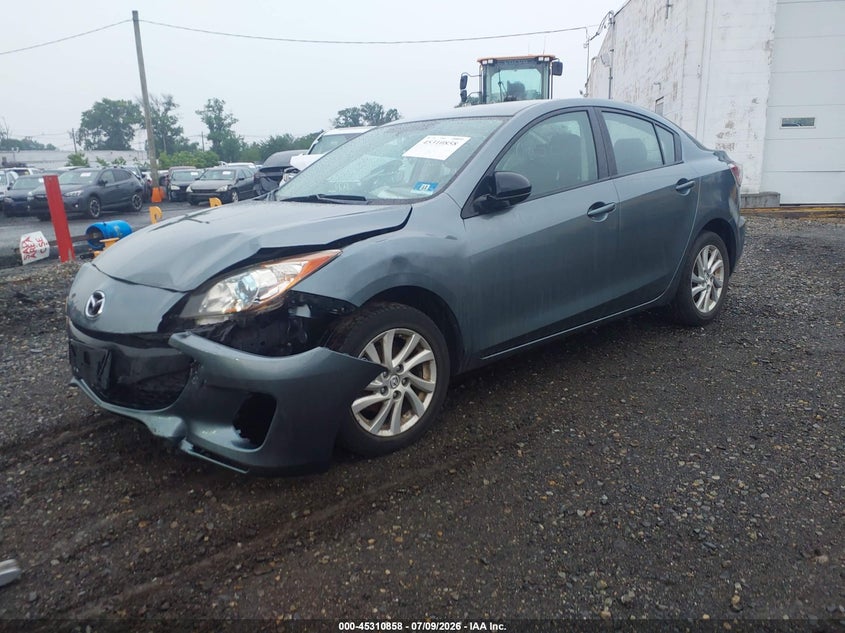Vin: jm1bl1v81c1563884, lot: 45808784, mazda mazda3 i touring 20122