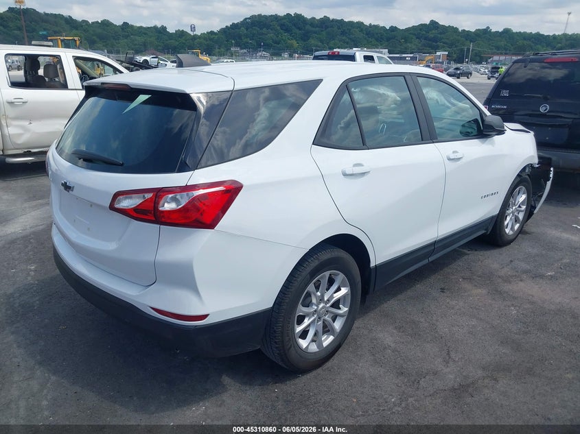 Vin: 3gnaxhev3ls655292, lot: 45808786, chevrolet equinox fwd ls 20204