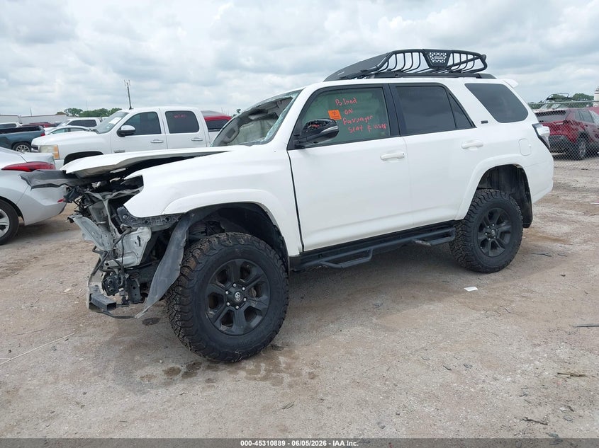 Vin: jtebu5jr0j5502451, lot: 45808815, toyota 4runner sr5 premium 20182