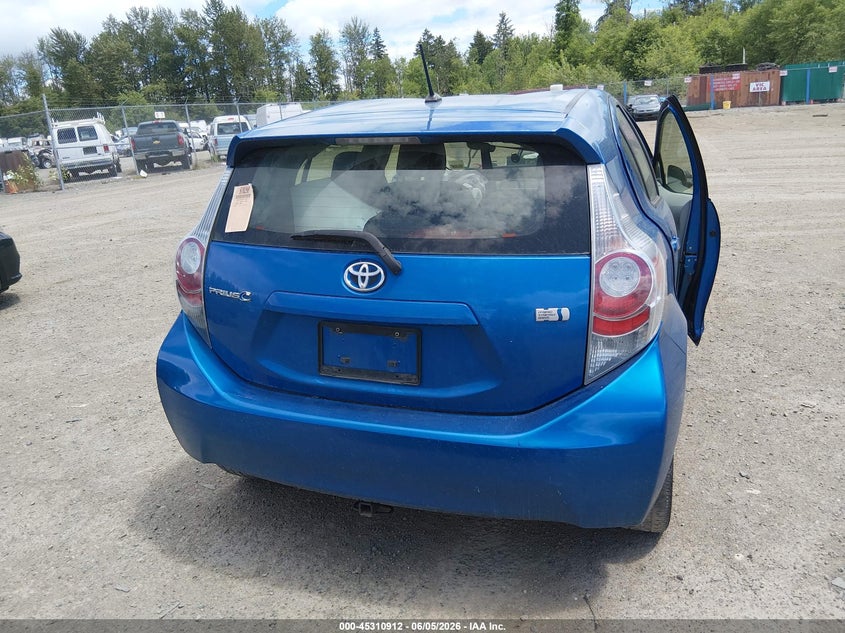 2014 Toyota Prius C Two VIN: JTDKDTB36E1077172 Lot: 45310912