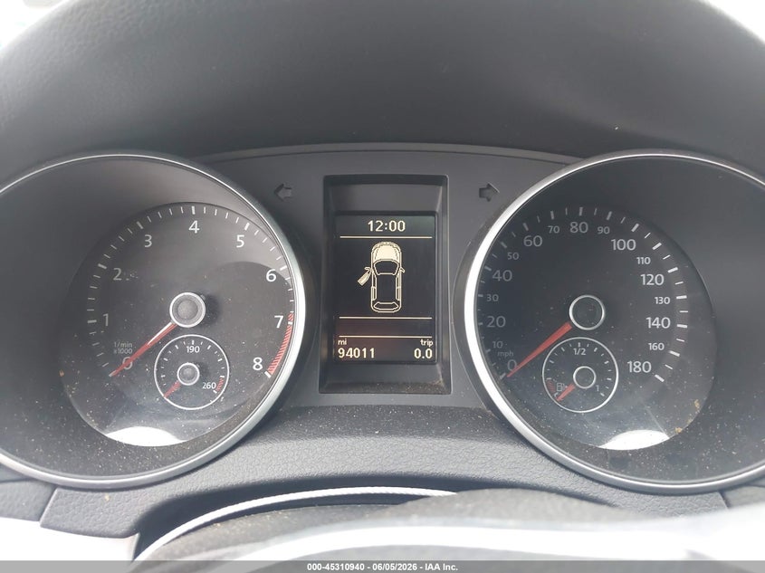 2013 Volkswagen Gti 4-Door Autobahn VIN: WVWGV7AJ9DW093670 Lot: 45310940