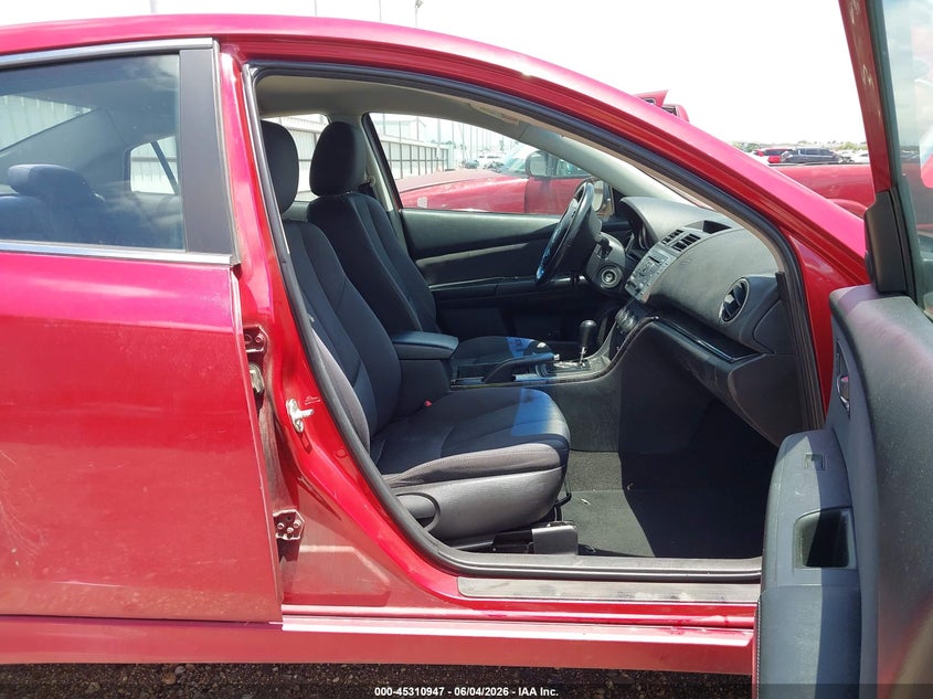 2012 Mazda 6 2.5 Azda6 I Touring Red Lot 111045310947 Vin 1YVHZ8DH0C5M20608
