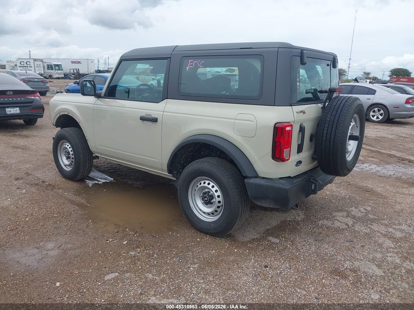 Vin: 1fmde6ah5slb67073, lot: 45808879, ford bronco 20253