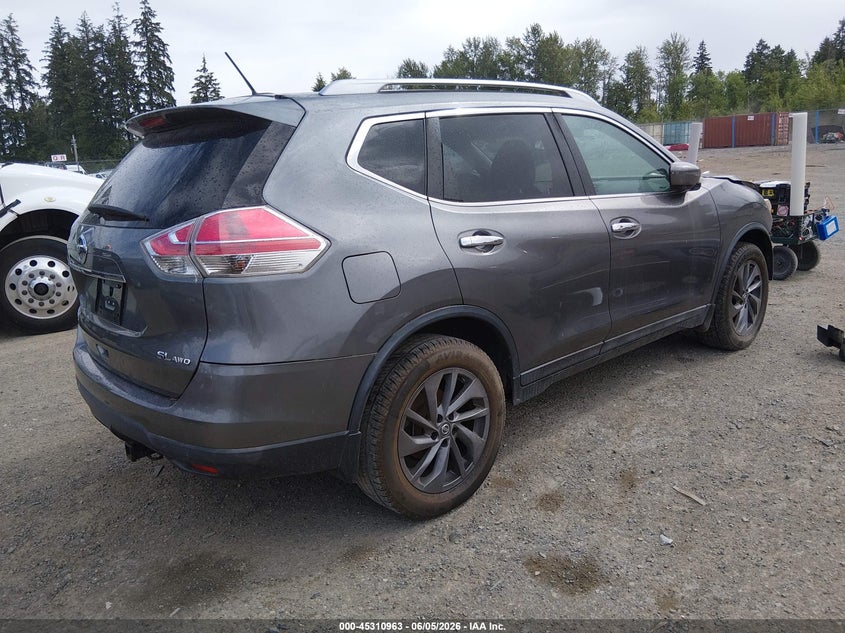 2016 NISSAN ROGUE auction photo 4
