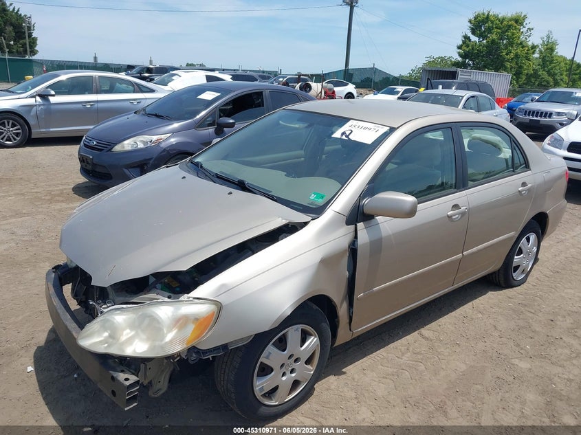 2006 TOYOTA COROLLA SEDAN 1.8L I-4 DOHC, VVT, 126HP