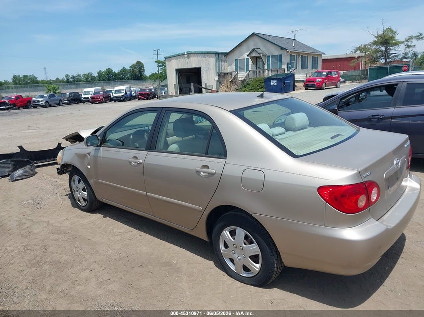 2006 TOYOTA COROLLA SEDAN 1.8L I-4 DOHC, VVT, 126HP