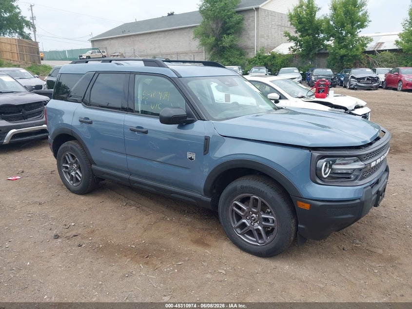 Vin: 3fmcr9bnxsrf58310, lot: 45808900, ford bronco sport big bend 2025 img_1