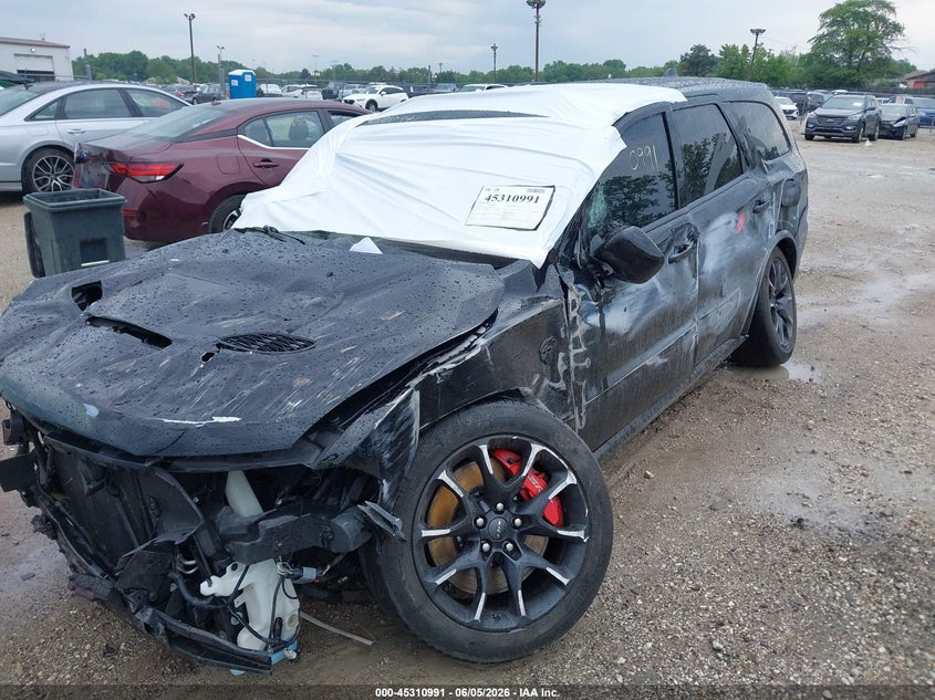 Vin: 1c4sdjh98mc740955, lot: 45808917, dodge durango srt hellcat awd 20212