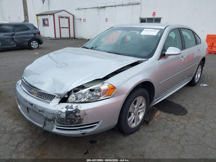 Vin: 2g1wf5e36c1328579, lot: 45808921, chevrolet impala ls 20122