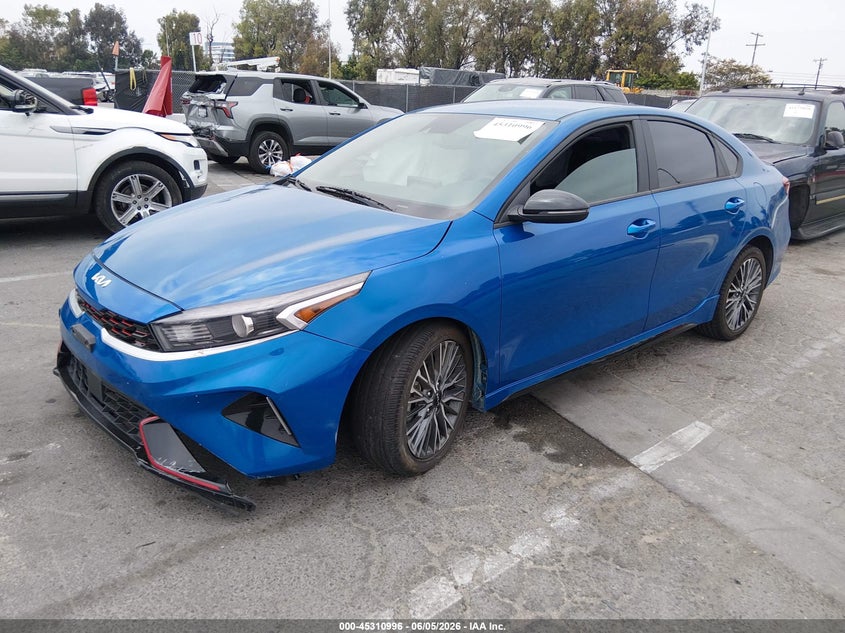 Vin: 3kpf54ad6pe531600, lot: 45808922, kia forte gt-line 20232