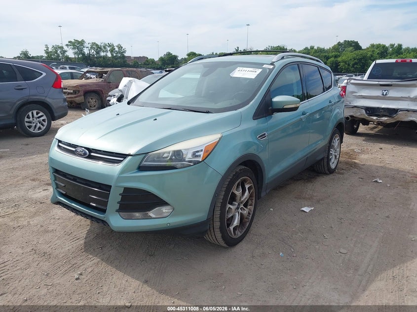 Vin: 1fmcu9j92dua08940, lot: 45808934, ford escape titanium 20132