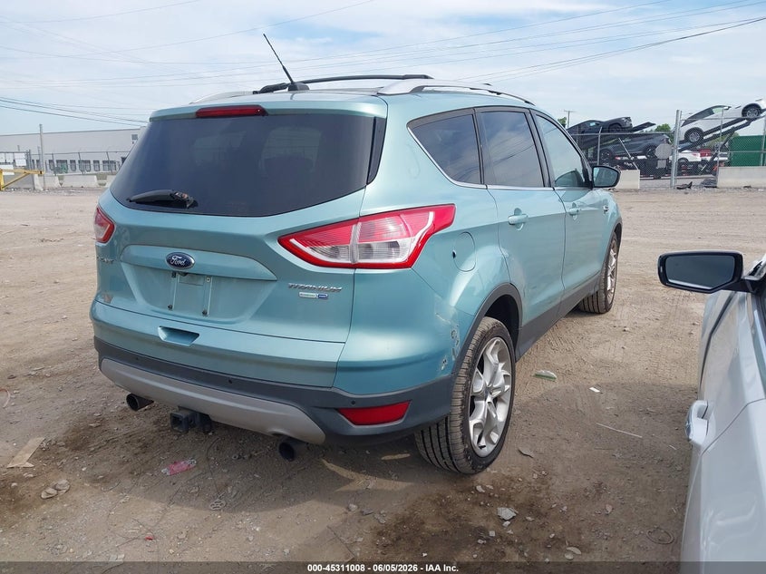 Vin: 1fmcu9j92dua08940, lot: 45808934, ford escape titanium 20134