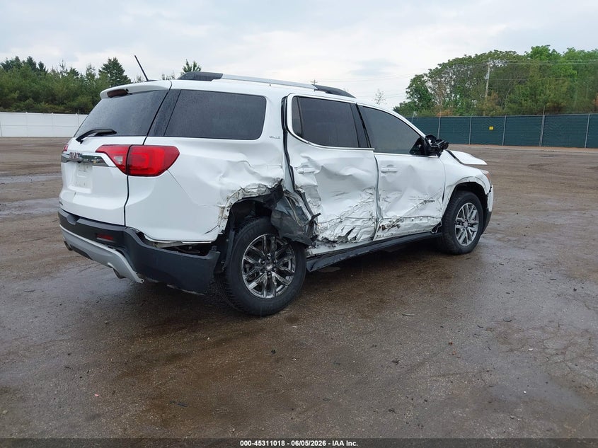 Vin: 1gkknlls1hz262713, lot: 45808944, gmc acadia sle-2 20174