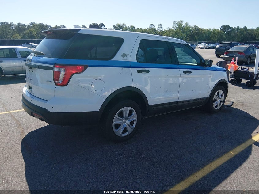 Vin: 1fm5k8ar7hgb47426, lot: 45808971, ford utility police interceptor 20174