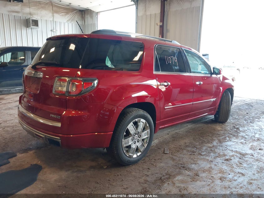 Vin: 1gkkvtkd4dj163055, lot: 45809000, gmc acadia denali 20134