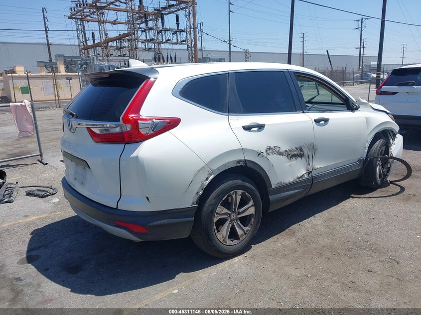 Vin: 2hkrw5h36jh400778, lot: 45809072, honda cr-v lx 20184