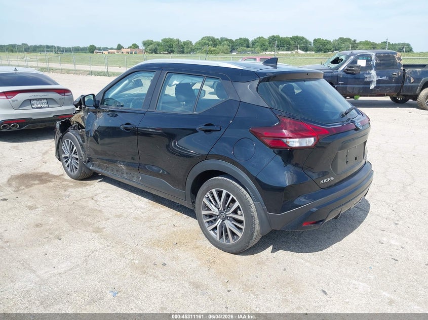 Vin: 3n1cp5cv9ml522666, lot: 45809085, nissan kicks sv xtronic cvt 20213